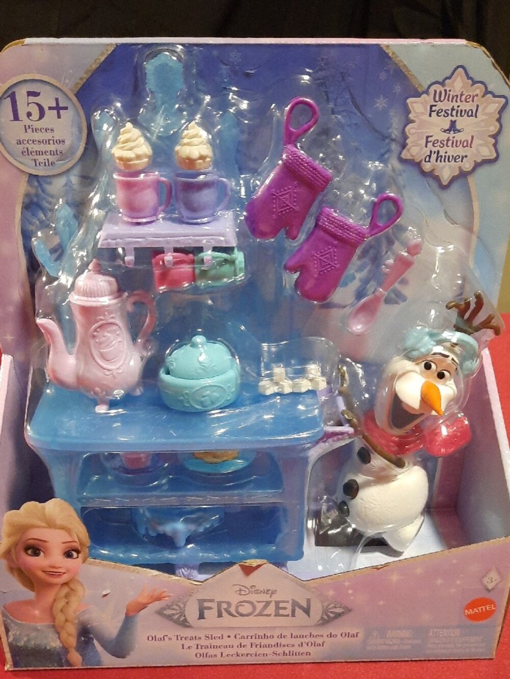 Disney Frozen 15 piece Winter festival with Olaf playset - Picture 7 of 7